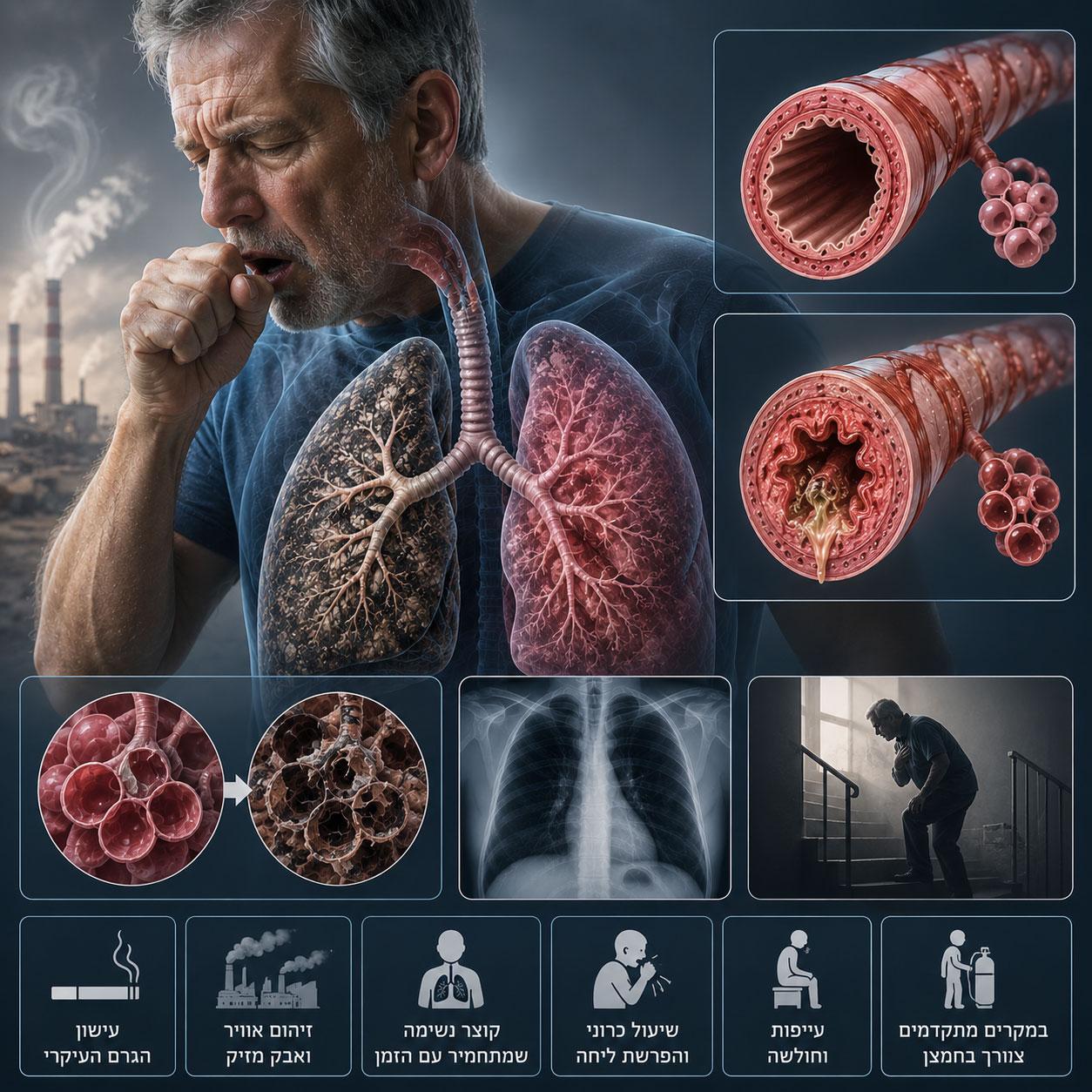 COPD. אבחון וטיפול במסגרת המרפאה